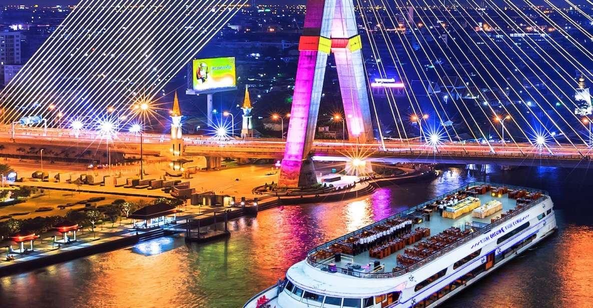 Bangkok: 2-Hour Dinner & Shows on White Orchid River Cruise - Included Features