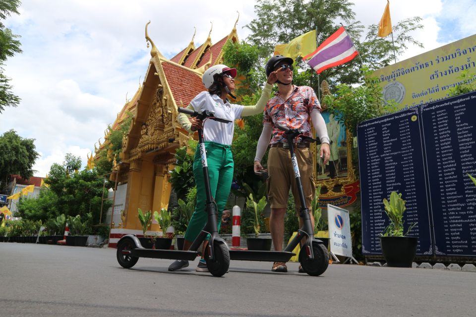 Bangkok: E-Scooter, Local Sights, and Street Food Tour - Highlights