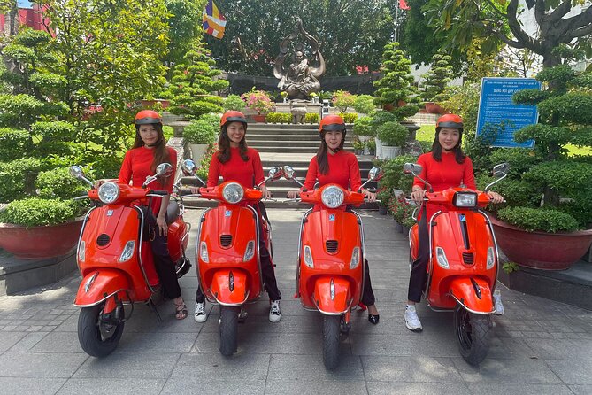 Beautiful Female Riders Vespa Red River Countryside Tour 5 Hours - Whats Included