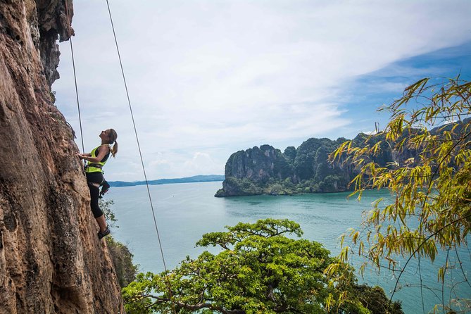 Beginners Full Day Rock Climbing and Caving Tours at Railay Beach in Krabi - Included Activities