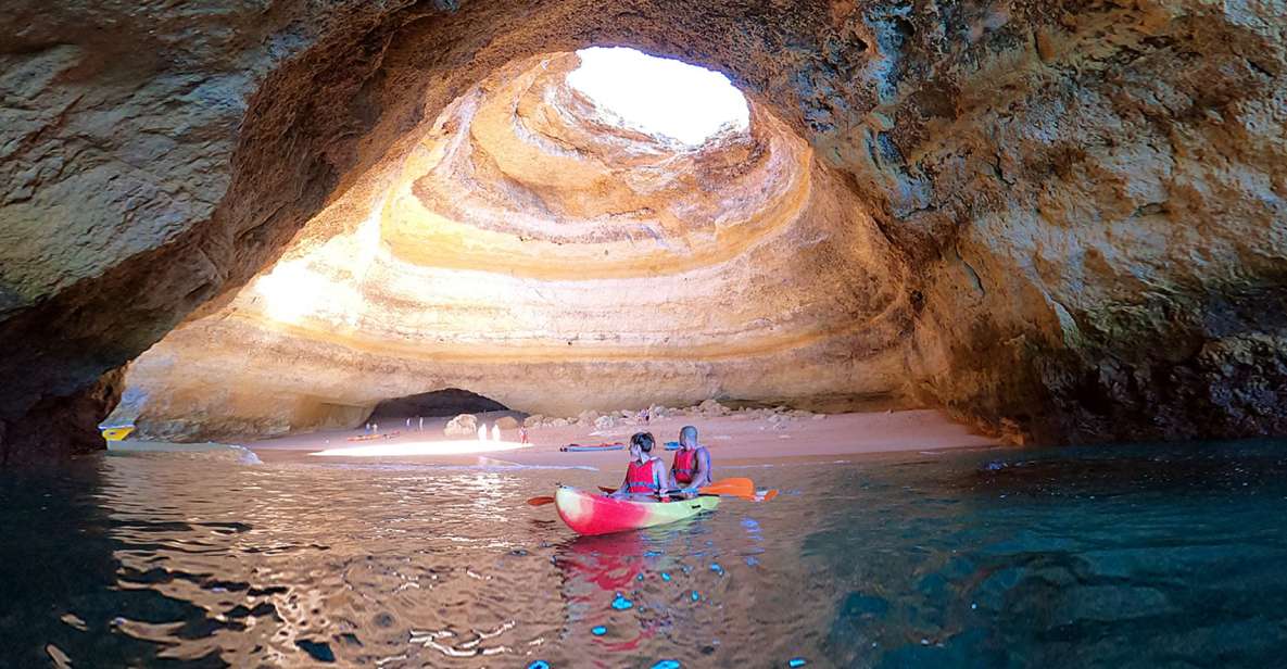 Benagil: Kayaking Adventure in Benagil Caves & Marinha Beach - Kayaking Along the Breathtaking Coastline