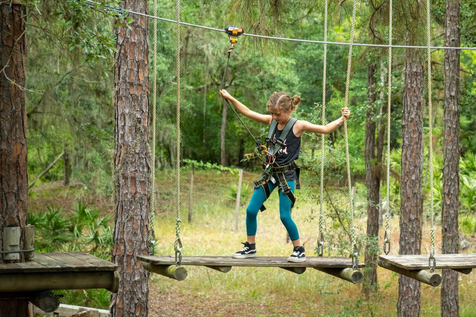 Bradenton: Adventure Course Entry Ticket - Ticket Options Available