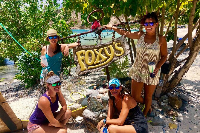 BVI - Beach Bar Tour (Foxys, Soggy Dollar, Willy-T) - Inclusions and Exclusions