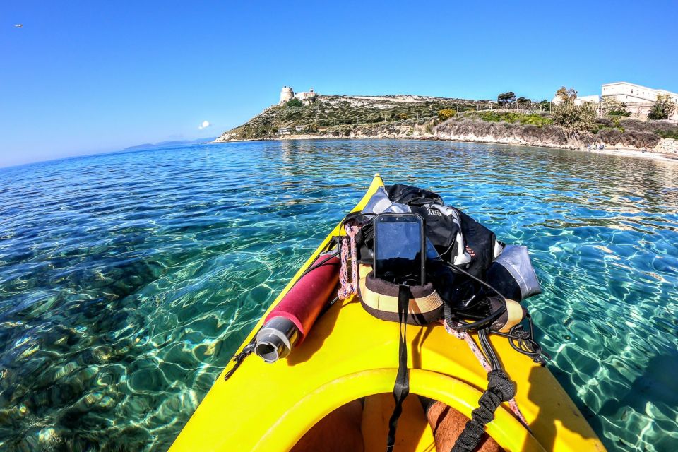 Cagliari: Exclusive Small Group Kayak Tour at Devils Saddle - Paddling in Clear Waters