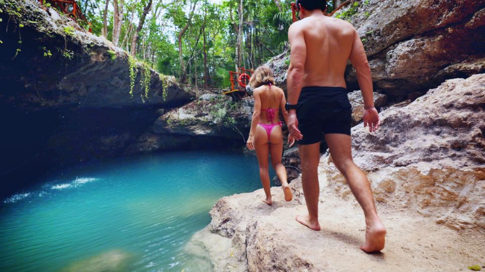 Cancun: Cenotes Adventure With Tequila Tasting & Mayan Snack - Cenotes Exploration