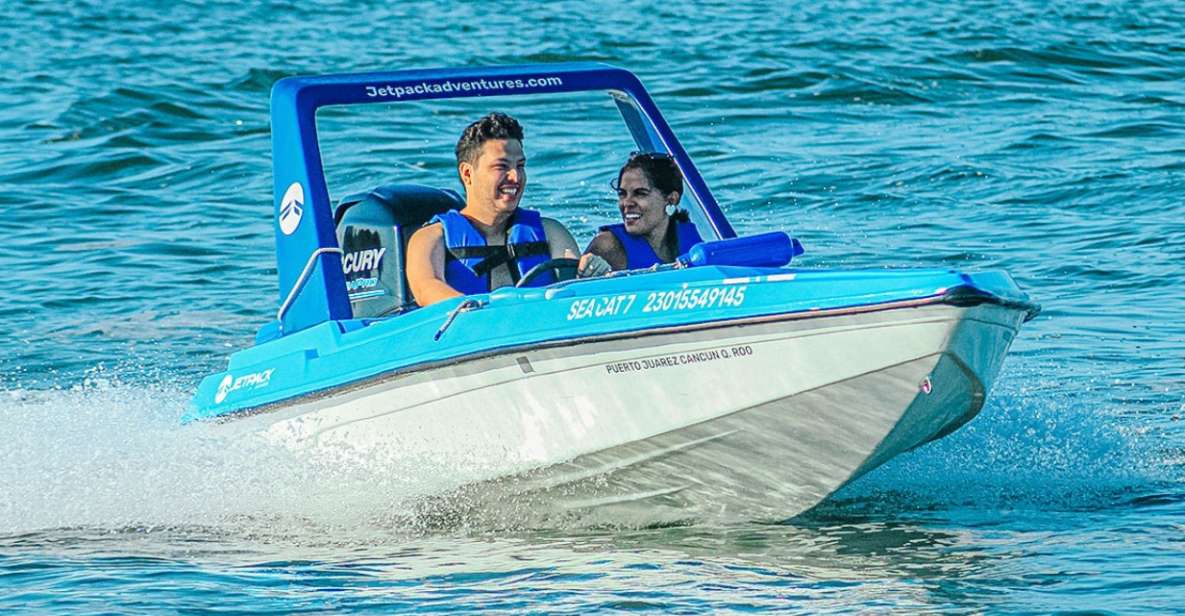 Cancun: Snorkel + Speed Boat + Mangrove = Jungle Tour 🚤 - Duration and Meeting Point