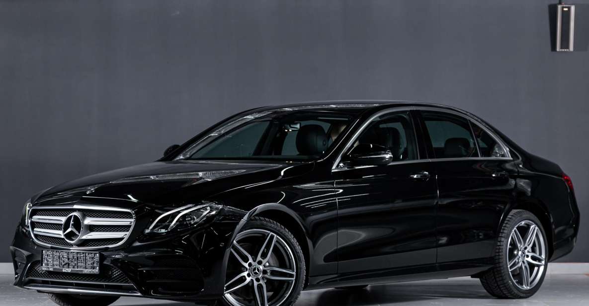 Central Rome to Florence Luxury Transfer E-class - Service Highlights