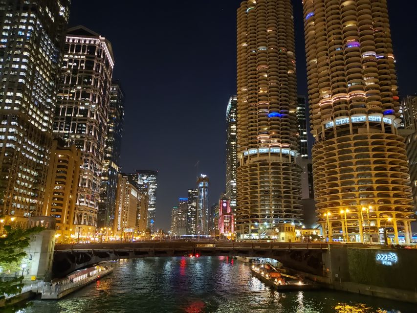 Chicago: 90-Minute River and Lakefront Cruise at Night - Notable Sights