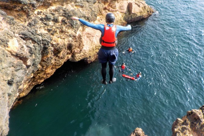 Coasteering and Cliff Jumping Near Lagos - Navigating Sea Caves