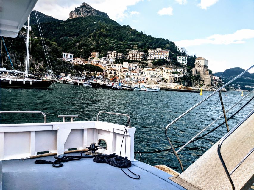 Cruise by Ship: Amalfi and Cetara With Lunch - Duration and Languages