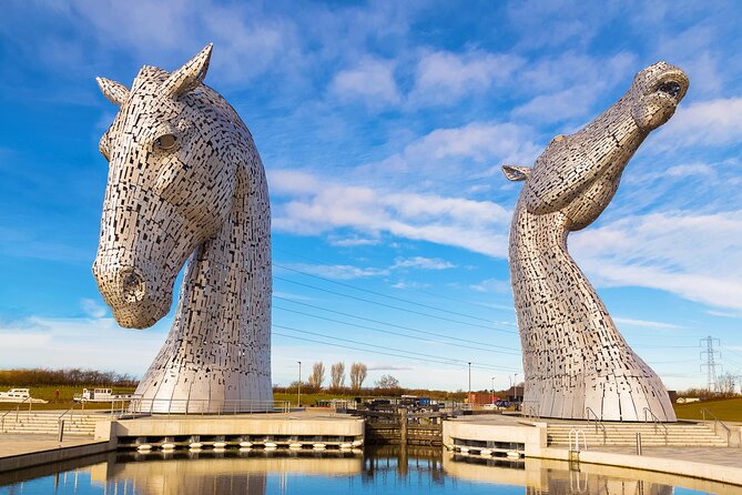 Day Trip to Loch Lomond and Trossachs National Park With Optional Stirling Castle Tour From Edinburgh - Visiting the Kelpies Sculptures