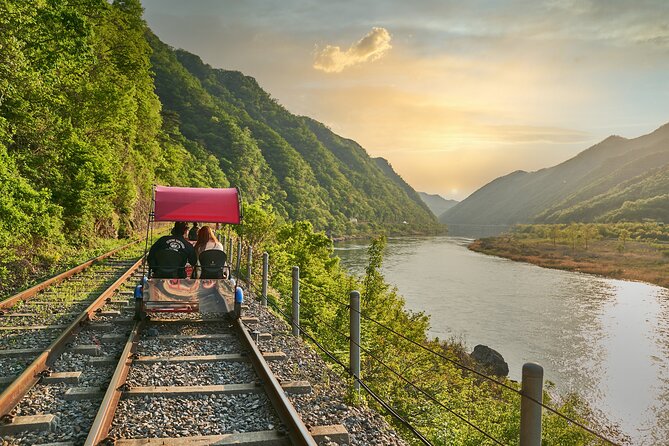 Day Trip to Nami Island With Rail Bike and the Garden of Morning Calm - Explore Gangchon Rail-bike Park