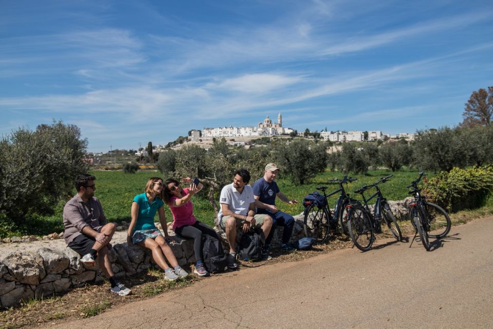 E-Bike Ring Tour Between Locorotondo and Martina Franca - Exploring Locorotondos Old Town