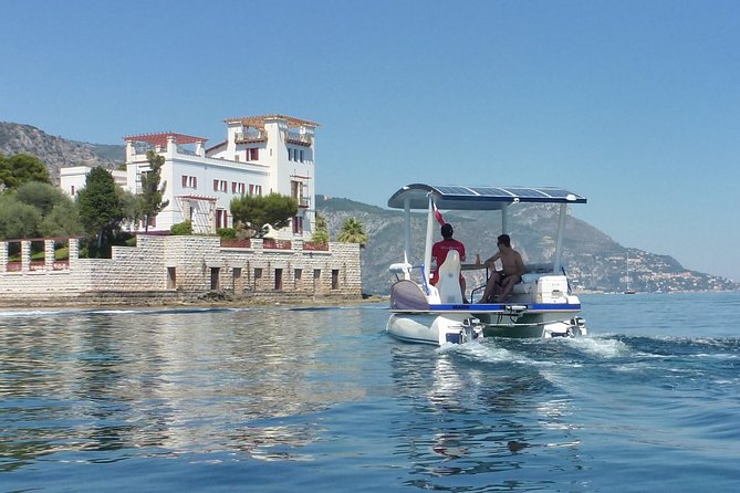 Evening Private Tour for 2 in Solar Boat Near Nice and Monaco - Inclusions