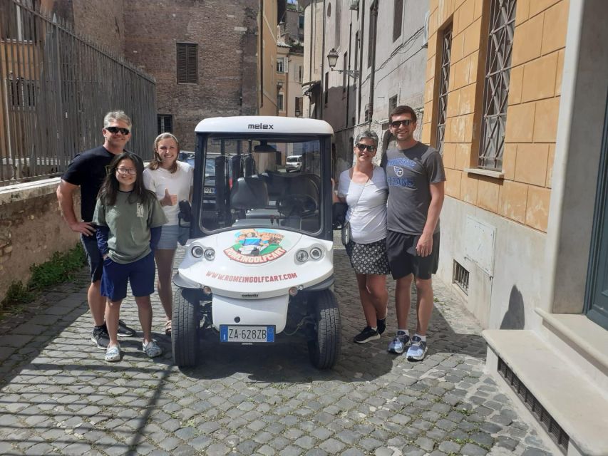 Exclusive Tour of Rome in Golf Cart for Cruisers - Features and Itinerary Highlights