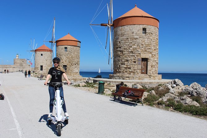 Explore the New Town and the Medieval Town of Rhodes on Scooters - 3 Hours - Included in the Tour