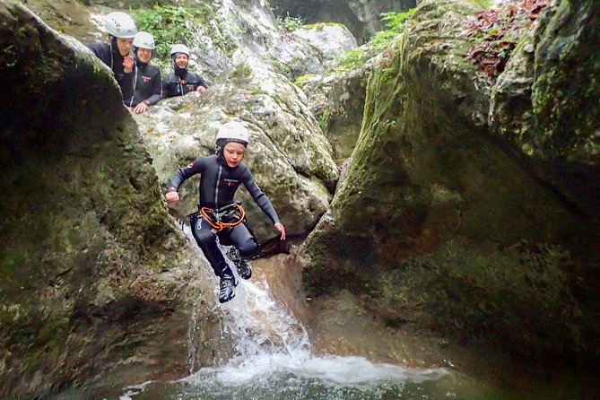 Family Canyoning Near Lake Bled - Hiking and Abseiling Challenges