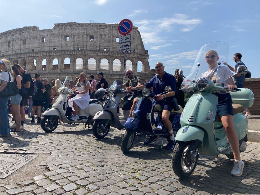 Fantastic Vespa Tour With Driver in Rome - Customizable Experience