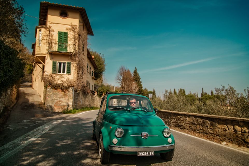 Florence Wine Tasting and Tuscan Lunch in a Vintage Fiat 500 - Vintage Fiat 500 Cars