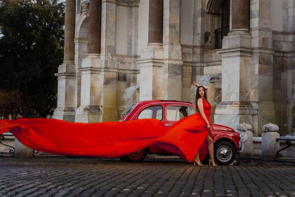 Flying Dress Rome Photoshoot - Photoshoot Highlights