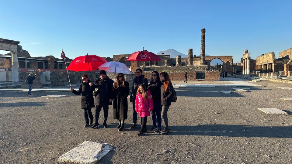 From Amalfi Coast : Pompeii Ruins Guided Tour Small Group - Pickup and Dropoff