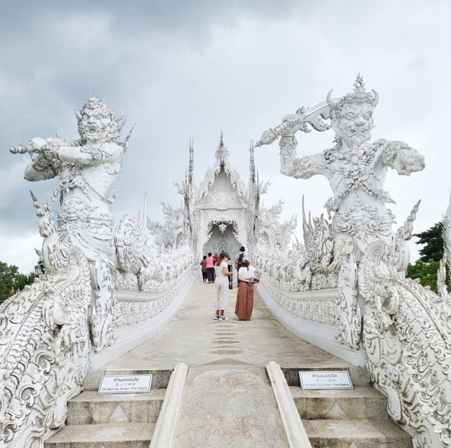 From Chiang Mai: Chiang Rai Temples and Golden Triangle Tour - Wat Rong Khun (White Temple)