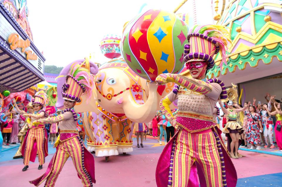 From Khao Lak: Carnival Magic Phuket Ticket With Transfer - Thrilling Rides and Attractions