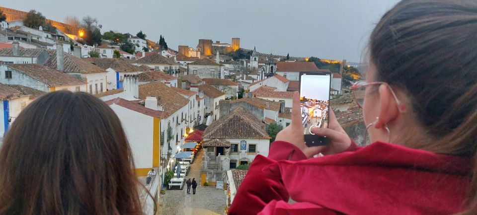 From Lisbon: Nazaré, Óbidos, & Mafra Palace Private Day Trip - Stroll Through Óbidos Medieval Charm