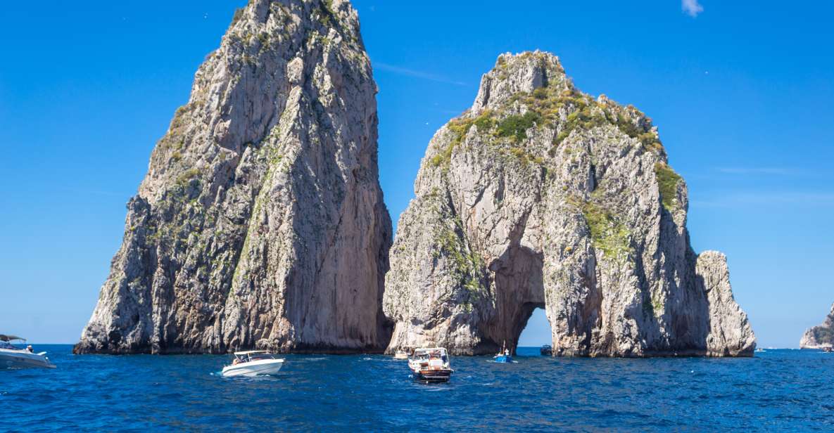 From Pompeii/Castellammare/Vico Equense: Capri Day Cruise - Inclusions