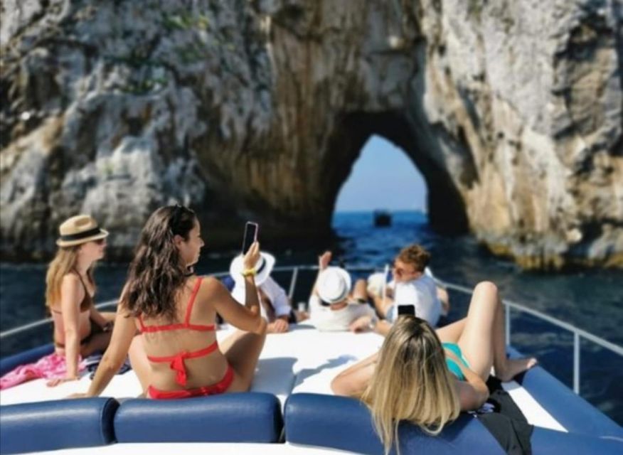 From Sorrento: Capri Boat Trip With City Visit & Swim Stops - Scenic Views and Characteristic Bays