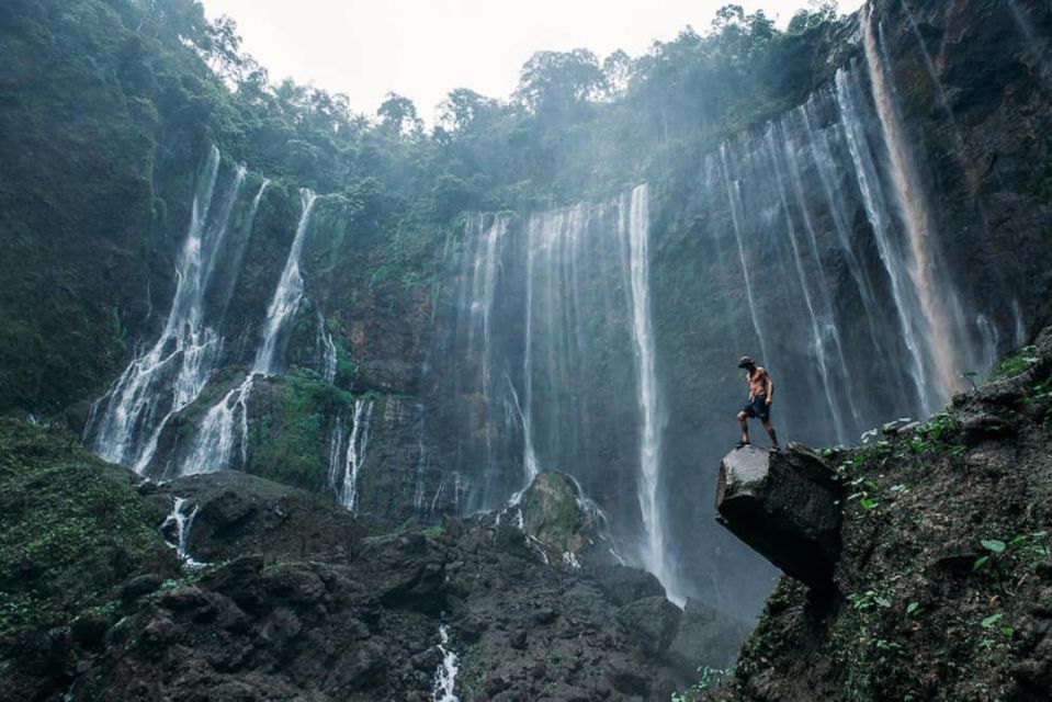 From Yogyakarta: Tumpak Sewu-Bromo-Ijen 4D3N Guided Tour - Tumpak Sewu Waterfall