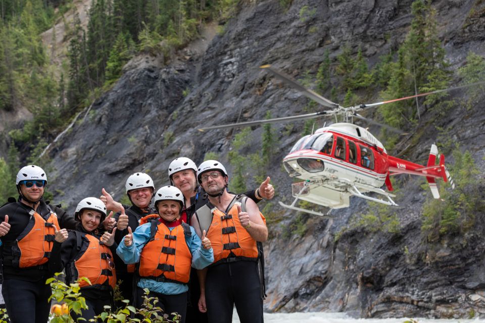 Golden: Kicking Horse River Half-Day Heli Whitewater Rafting - Itinerary