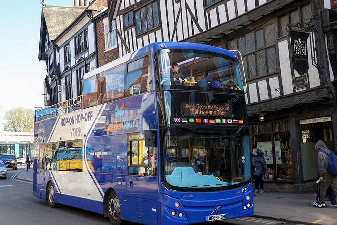 Golden Tours York Hop-On Hop-Off Open Top Bus Tour With Audio Guide - Accessibility and Inclusions