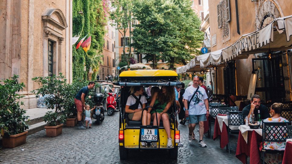 Golf Cart Driving Tour: Rome City Highlights in 2.5 Hrs - Itinerary and Stops