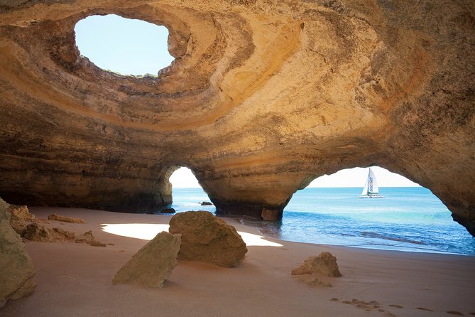 Half Day Sailing Cruise by Catamaran to Benagil and Carvoeiro - Secluded Beach Activities
