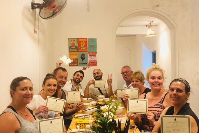 Hanoi Cooking Class Learning 5 Dishes Including Banh Xeo - Vegetarian Menu Options