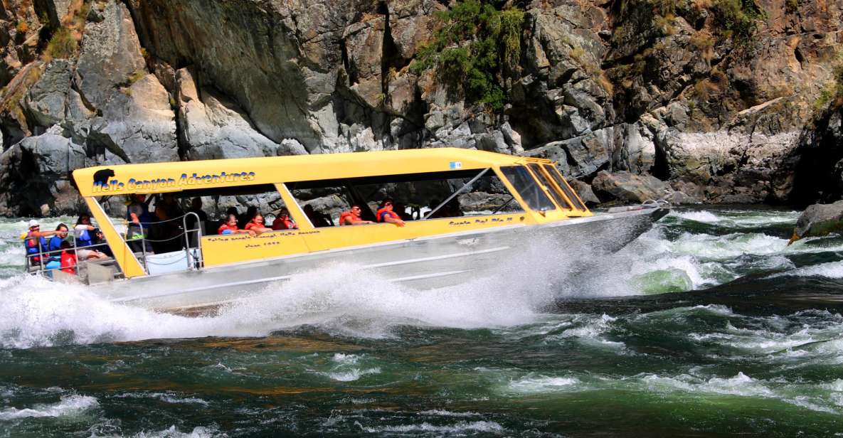 Hells Canyon: Yellow Jet Boat Tour to Kirkwood, Snake River - Jet Boat Ride