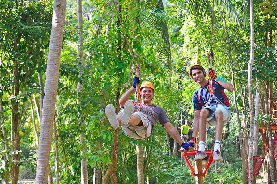 Krabi: Ao Nang Fiore Zip Line Adventure - Duration and Difficulty Levels