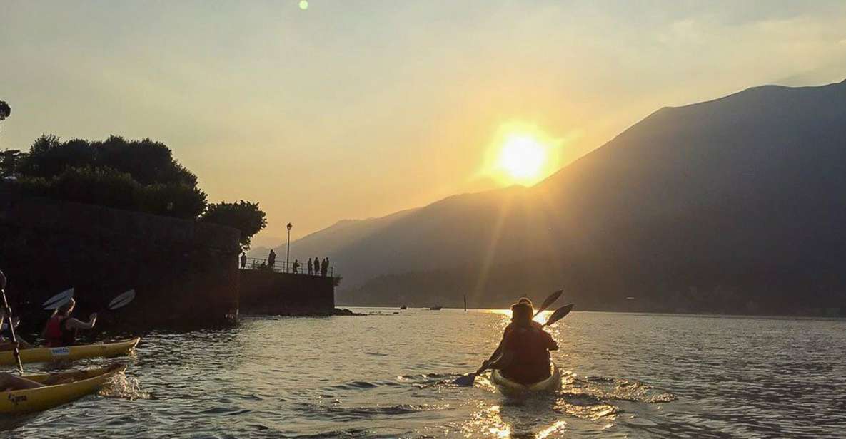 Lake Como: Golden Hour Guided Kayak Tour - Tour Description