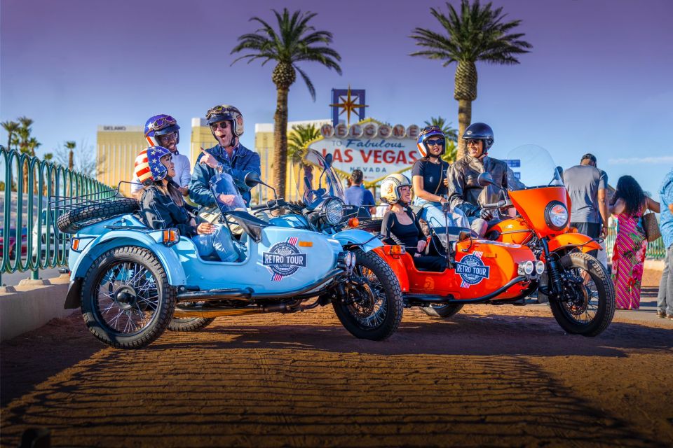 Las Vegas: Private 2-Hour Guided Sidecar Tour With Drink - Iconic Las Vegas Landmarks