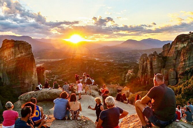 Majestic Sunset on Meteora Rocks Tour - Local Agency - Meeting and Pickup