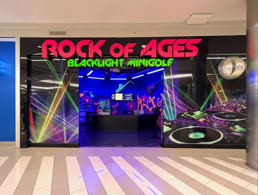 Mall of America: Rock of Ages Blacklight Mini Golf Ticket - Reservation and Cancellation