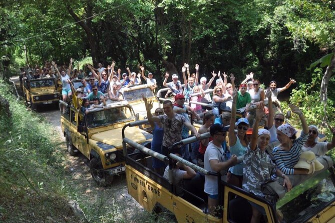 Marmaris Jeep Safari Tour With Waterfall and Water Fights - Included Activities