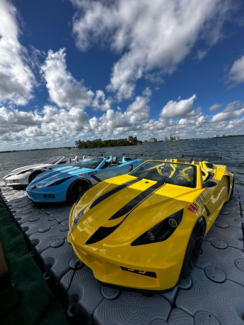 Miami Beach: Jetcar Rental 1 Hour 300$ Due at Check-In - Booking and Reservation Information