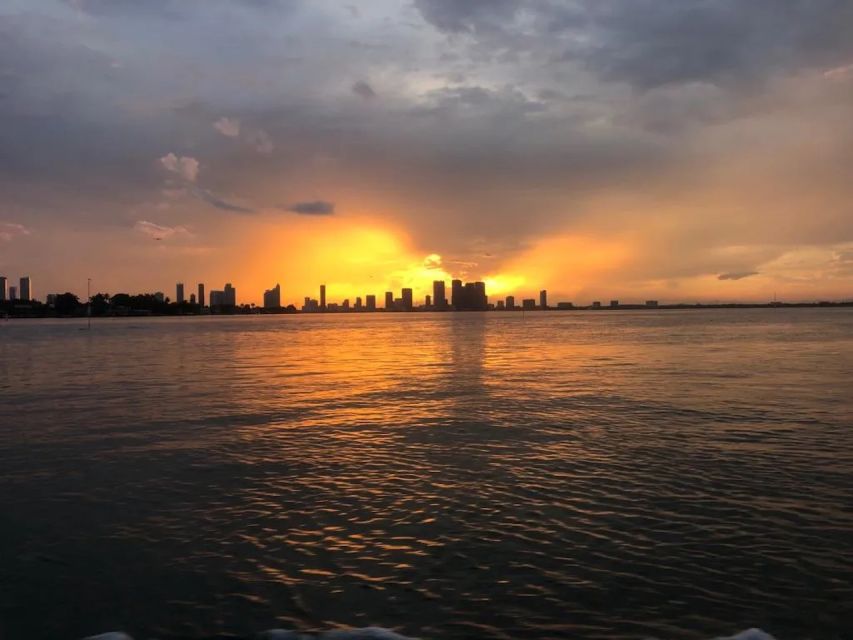 Miami: Private Sunset Boat Tour With Bottle of Champagne - Available Languages and Cancellation Policy