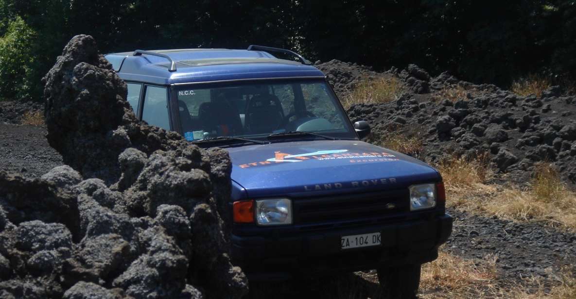 Mount Etna Jeep Tour With Lunch From Taormina - Ascent to Summit