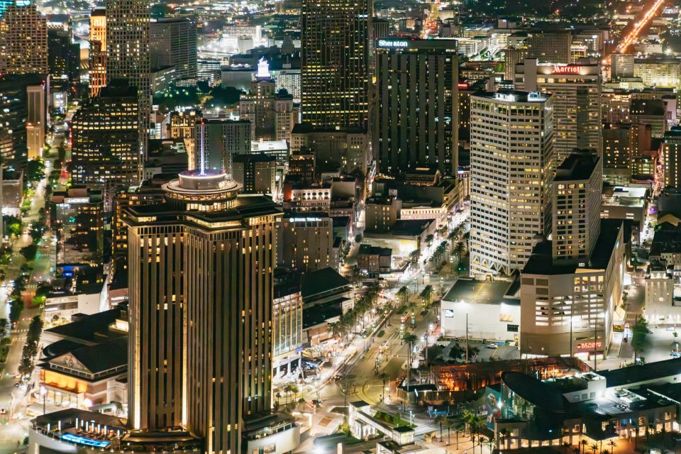 New Orleans: City Lights Helicopter Night Tour - Inclusions