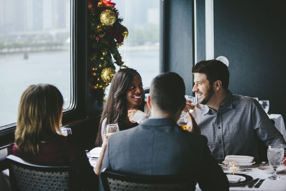 NYC: Christmas Eve Buffet Lunch or Dinner Harbor Cruise - Dining Options