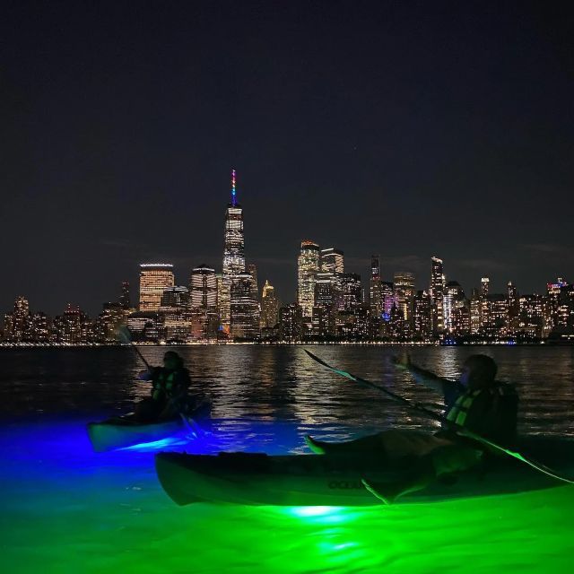 Nyc: Guided LED Lights Kayak Tour From Jersey City - Duration and Schedule