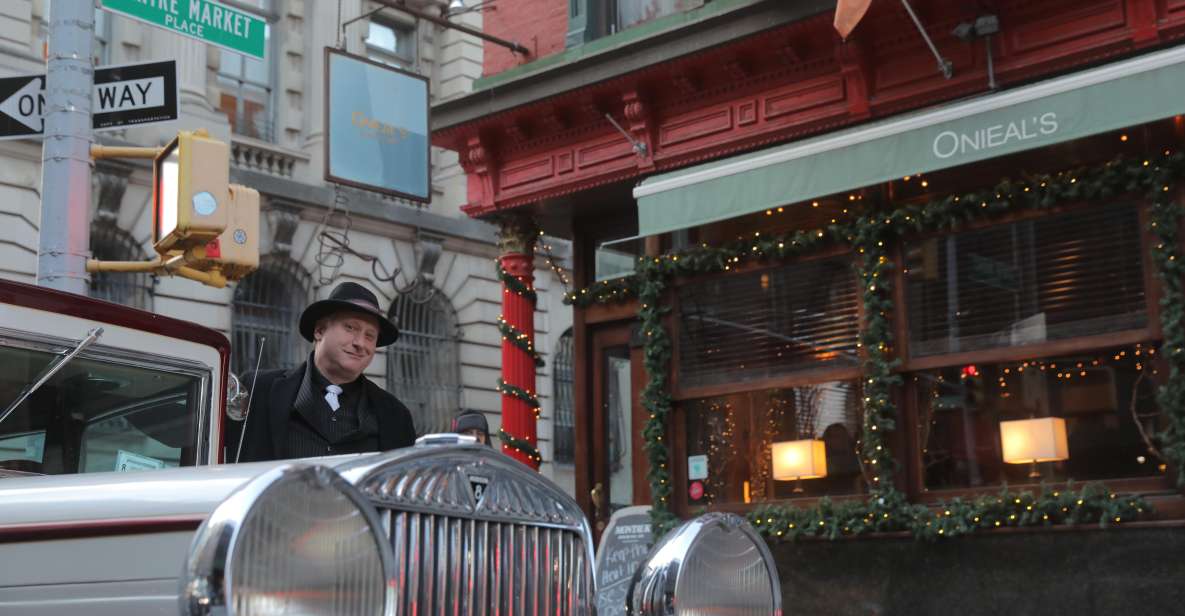 NYC: Speakeasies of Manhattan Tour in a Classic Car - Scenic Drives Through Manhattan